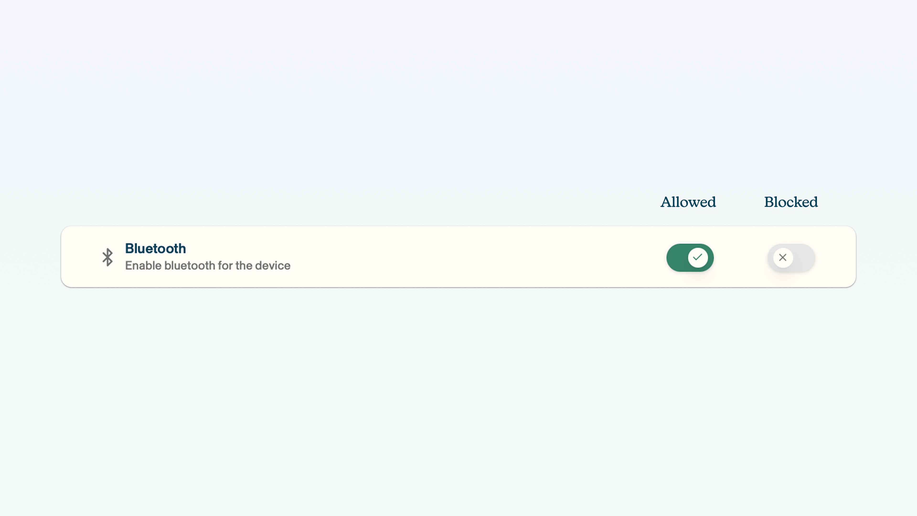 Bluetooth blocking